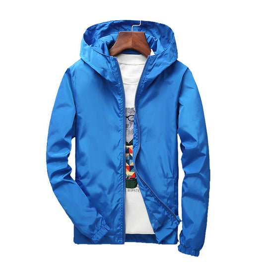 Chaqueta Casual Unisex con Capucha, Cierre y Bolsillos