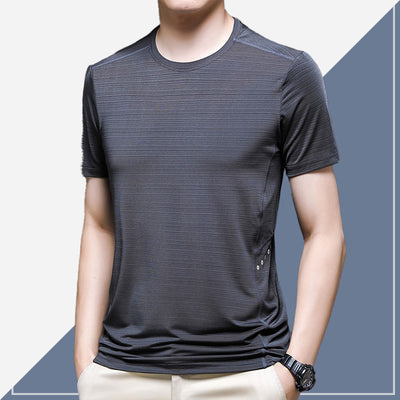Camiseta Manga Corta Ice Silk Verano para Hombre - Image 8