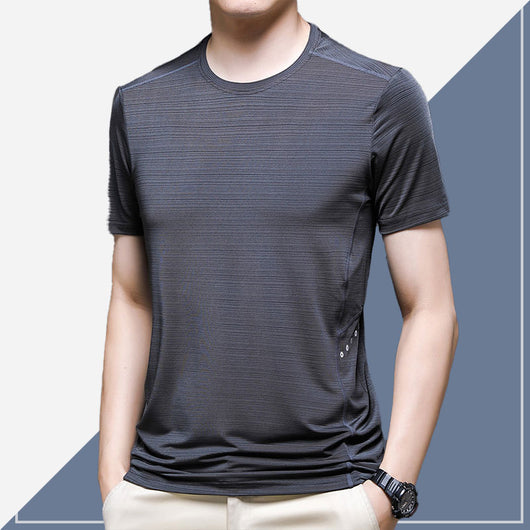Camiseta Manga Corta Ice Silk Verano para Hombre - Image 8