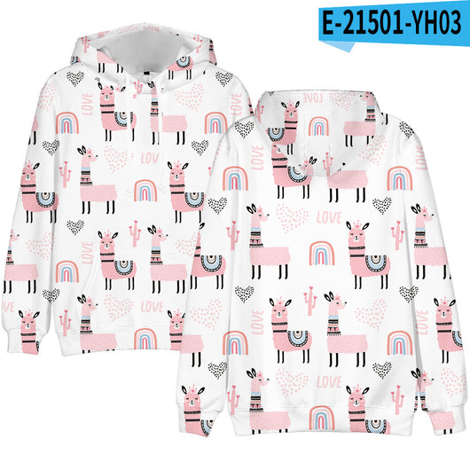 Sudadera con Capucha Estampado Digital 3D Tendencia Actual - Image 18