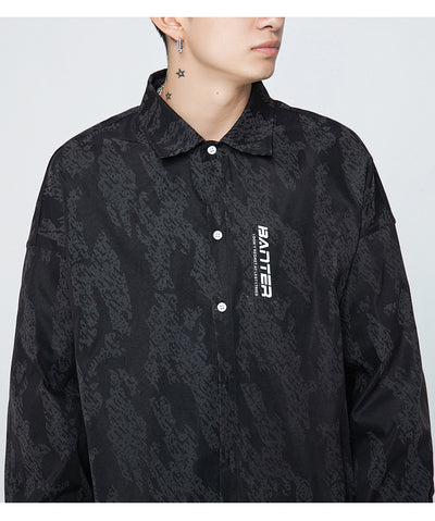 Camisa Manga Larga Estampado Luminoso Tide Brand - Jacket Versátil para Hombre - Image 13
