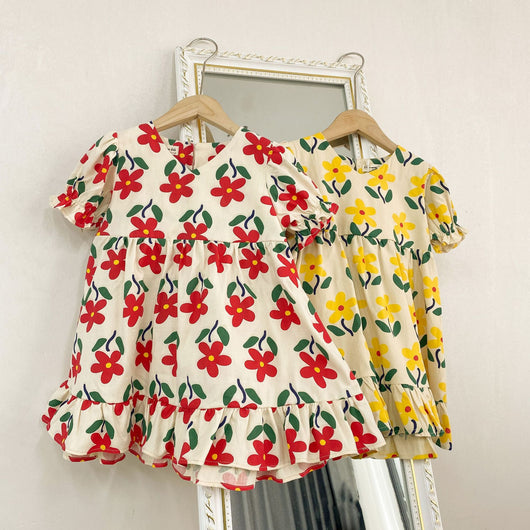 Vestido Infantil de Verano con Estampado Floral - Image 16