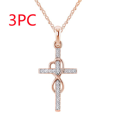 Dije de Cruz de Ocho Caracteres en Aleación - Image 23