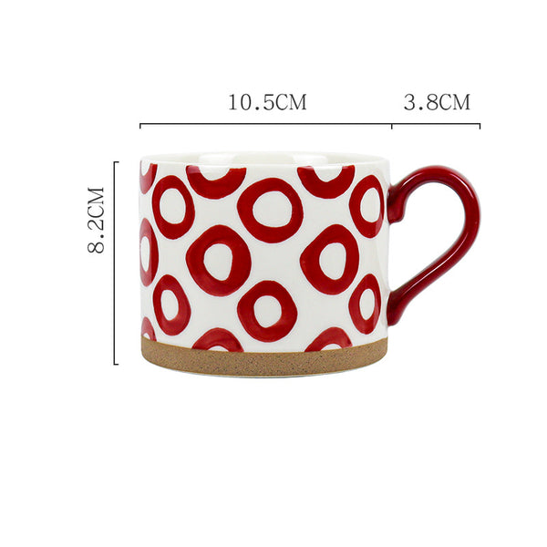 Taza de Cerámica Artesanal Pintada a Mano - Diseño Personalidad Creativa