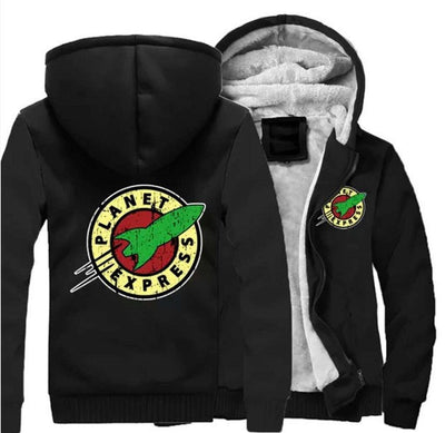 Suéter de Terciopelo Grueso con Cierre - Colección Invierno Plus - Image 3