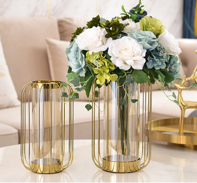 Jarrón Decorativo de Lujo con Flores Secas Simuladas para Sala de Estar - Image 23