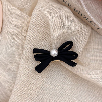 Clips de Cabello con Moño de Perla - Par de Horquillas Pato Laterales - Image 8