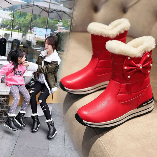 Botas de Invierno para Niñas y Mujeres - Impermeables con Forro de Algodón y Terciopelo - Image 8