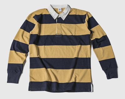 Polo Retro de Manga Larga con Rayas - Camiseta Clásica para Hombre - Image 6