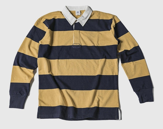 Polo Retro de Manga Larga con Rayas - Camiseta Clásica para Hombre - Image 6