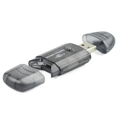 Lector de Tarjetas USB Transparente con LED Creativo - Image 10