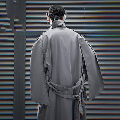 Abrigo Trench Casual con Múltiples Bolsillos para Hombre - Image 11