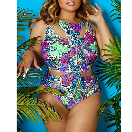 Bikini Talla Grande con Estampado Étnico - Image 5