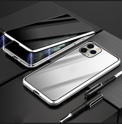 Funda Magnética Anti-Espías para iPhone 12 con Marco de Metal - Image 15
