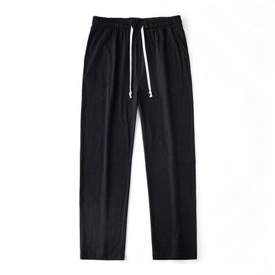 Pantalones Deportivos Rectos con Cordones para Hombre - Diseño Versátil - Image 6
