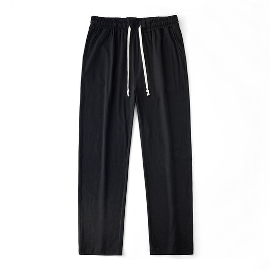 Pantalones Deportivos Rectos con Cordones para Hombre - Diseño Versátil - Image 6