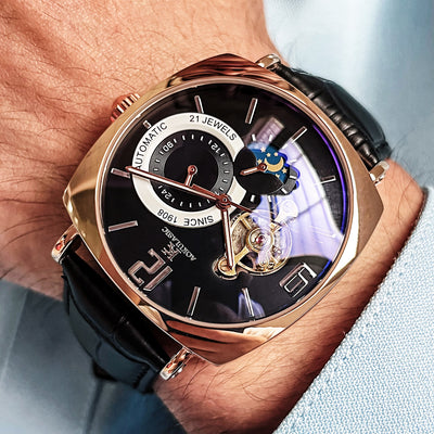 Reloj Automático Cuadrado para Hombre - Diseño Casual Resistente - Image 7
