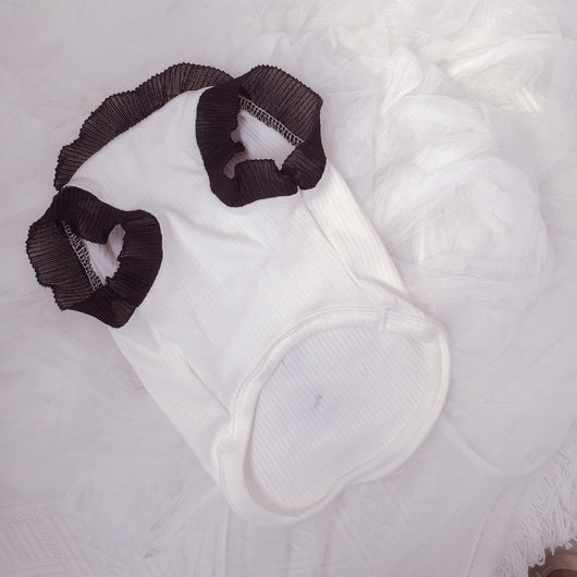 Chaleco para Perro con Moño Negro y Blanco - Image 4