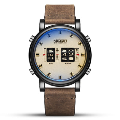 Reloj de Cuarzo de Cuero para Hombre - Elegancia Deportiva y Negocios - Image 10