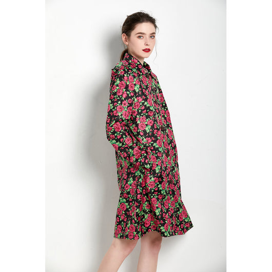 Abrigo Trinchera Rosa Midi para Mujer - Image 11