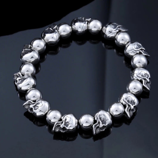 Pulsera de Calavera Titanio para Hombre - Diseño Minimalista - Image 4