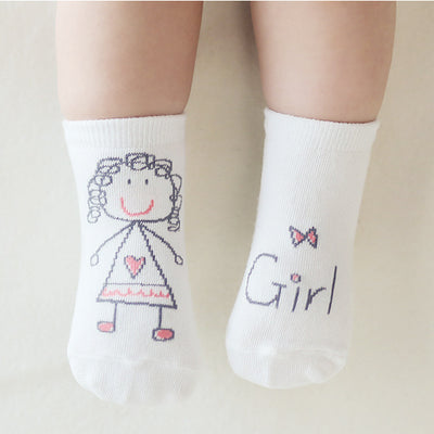 Calcetines Antideslizantes para Bebé - Diseño Asimétrico Primavera Otoño - Image 5