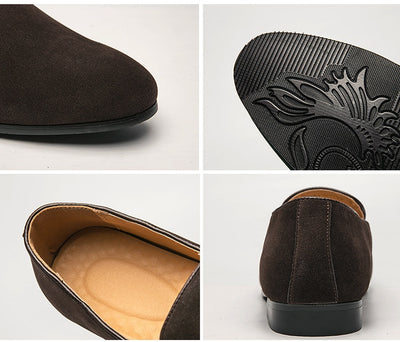 Zapatos de Cuero Británico Mate Gommino para Hombre - Image 11