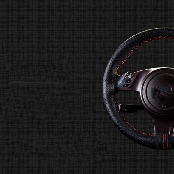 Funda de Cuero Genuino para Volante de Auto