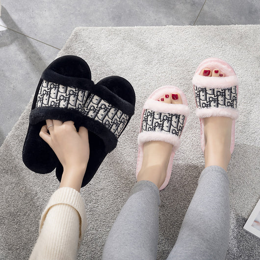 Pantuflas Cálidas para Mujer con Pelaje de Conejo - Antideslizantes y Elegantes - Image 11
