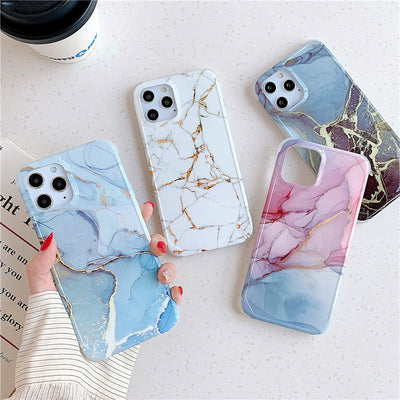 Funda de Mármol Dorado con Protección de Cuatro Esquinas - Image 17
