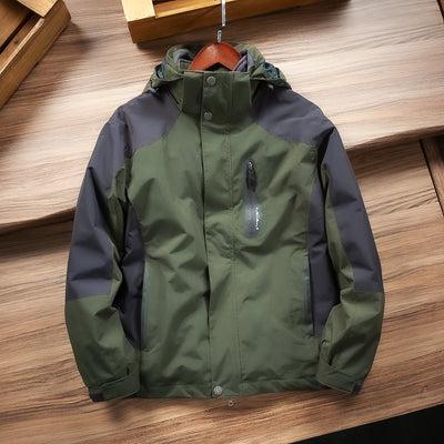 Chaqueta Casual Hombre Impermeable y Cortavientos con Forro Polar Desmontable - Image 13