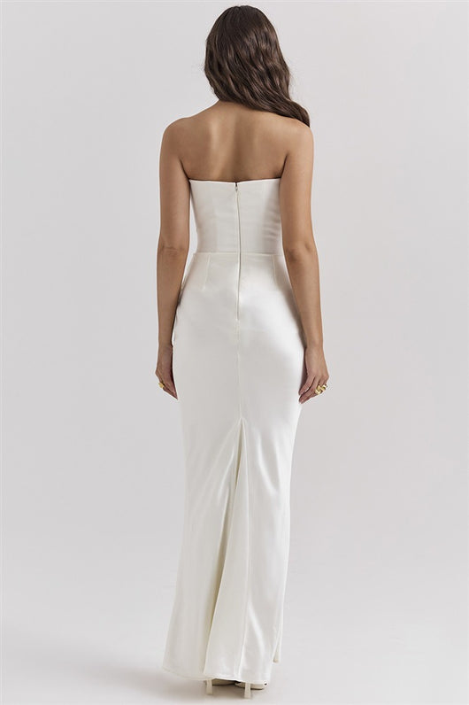 Vestido Largo Tubo Escotado Elegante para Fiestas y Eventos - Image 25
