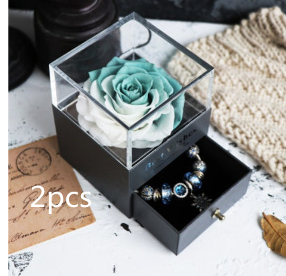 Caja de Joyero con Rosa Eterna - Regalo Perfecto para Amor y Ocasiones Especiales - Image 55