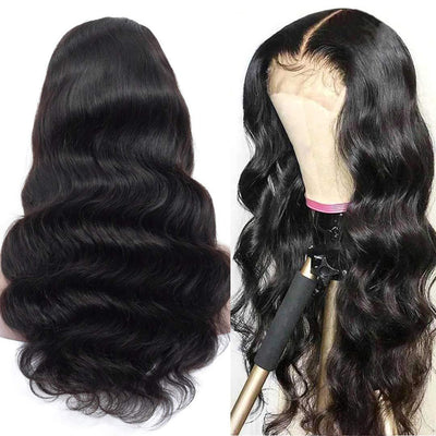Peluca de Cabello Natural con Encaje Frontal Negro - Image 9