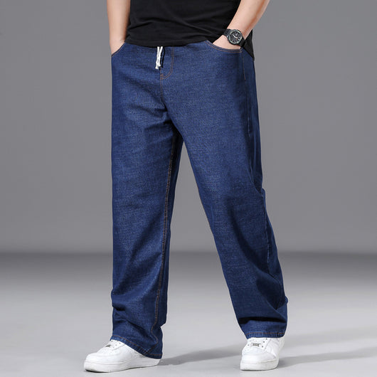 Pantalones Holgados de Cintura Elástica para Hombre Talla Grande - Image 8