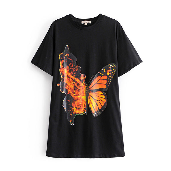 Playera Estampada Ajustada para Mujer - Diseño Minimalista Primavera Verano