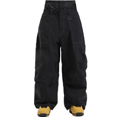 Pantalones de Esquí Impermeables Cortaviento con Pierna Ancha - Image 7