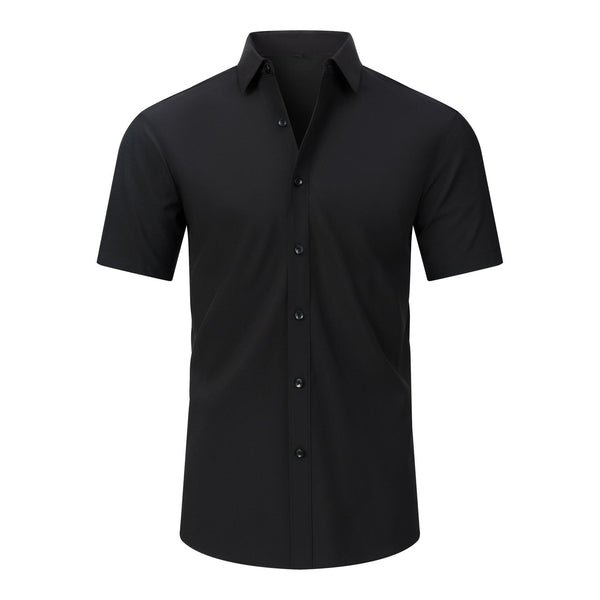 Camisa Manga Larga Elástica sin Planchado para Hombre