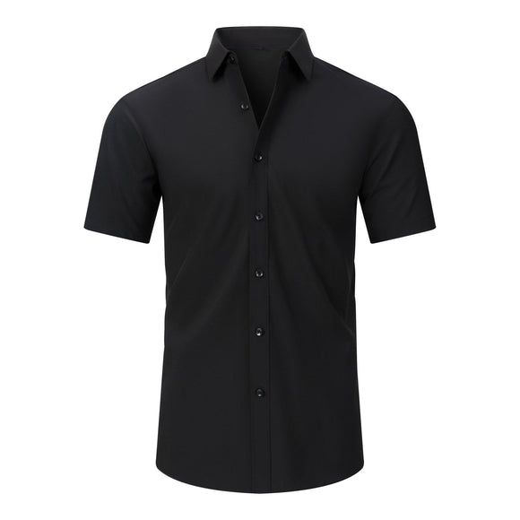 Camisa Manga Larga Elástica sin Planchado para Hombre