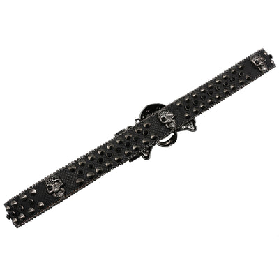 Cinturón Mujer Y2K con Incrustaciones de Diamantes y Patrón de Serpiente - Image 26