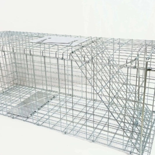 Jaula Trampa Automática Plegable para Gatos - Galvanizada y Segura