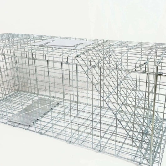 Jaula Trampa Automática Plegable para Gatos - Galvanizada y Segura