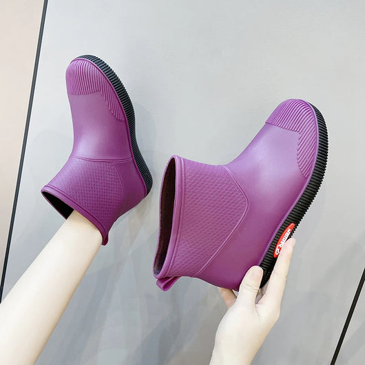 Botas Impermeables Cortas para Mujer - Estilo Moderno y Funcional - Image 7