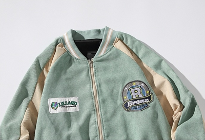 Chaqueta Beisbolera de Pana para Mujer - Diseño Delgado y Moderno - Image 13