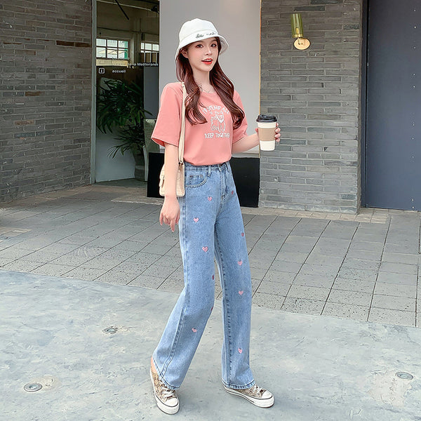Pantalones Anchos Love Jeans para Mujer