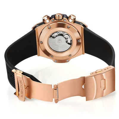 Reloj Mecánico Automático con Diseño Hueco de Silicona - Image 10