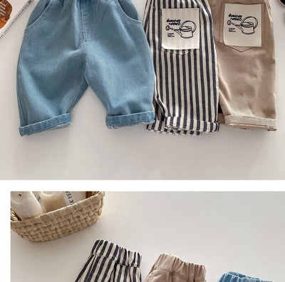 Pantalones Casuales para Niño con Estampado de Rayas Estilo Japonés - Image 15