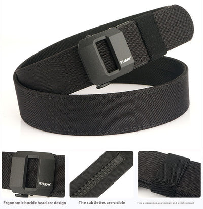 Cinturón Táctico de Entrenamiento con Hebilla Automática de Doble Capa - Image 11