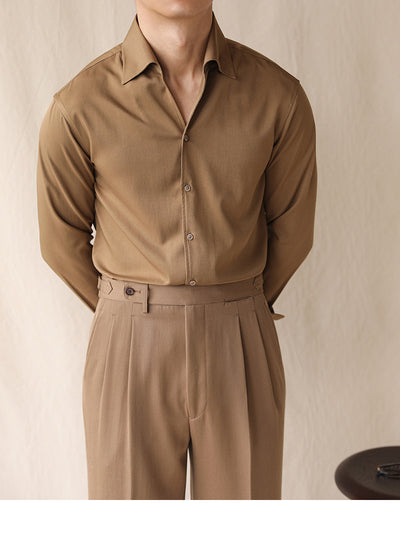 Camisa Manga Larga con Cuello Integrado - Image 22
