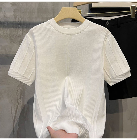 Playera Ligera de Seda de Hielo - Manga Corta Transpirable - Image 26